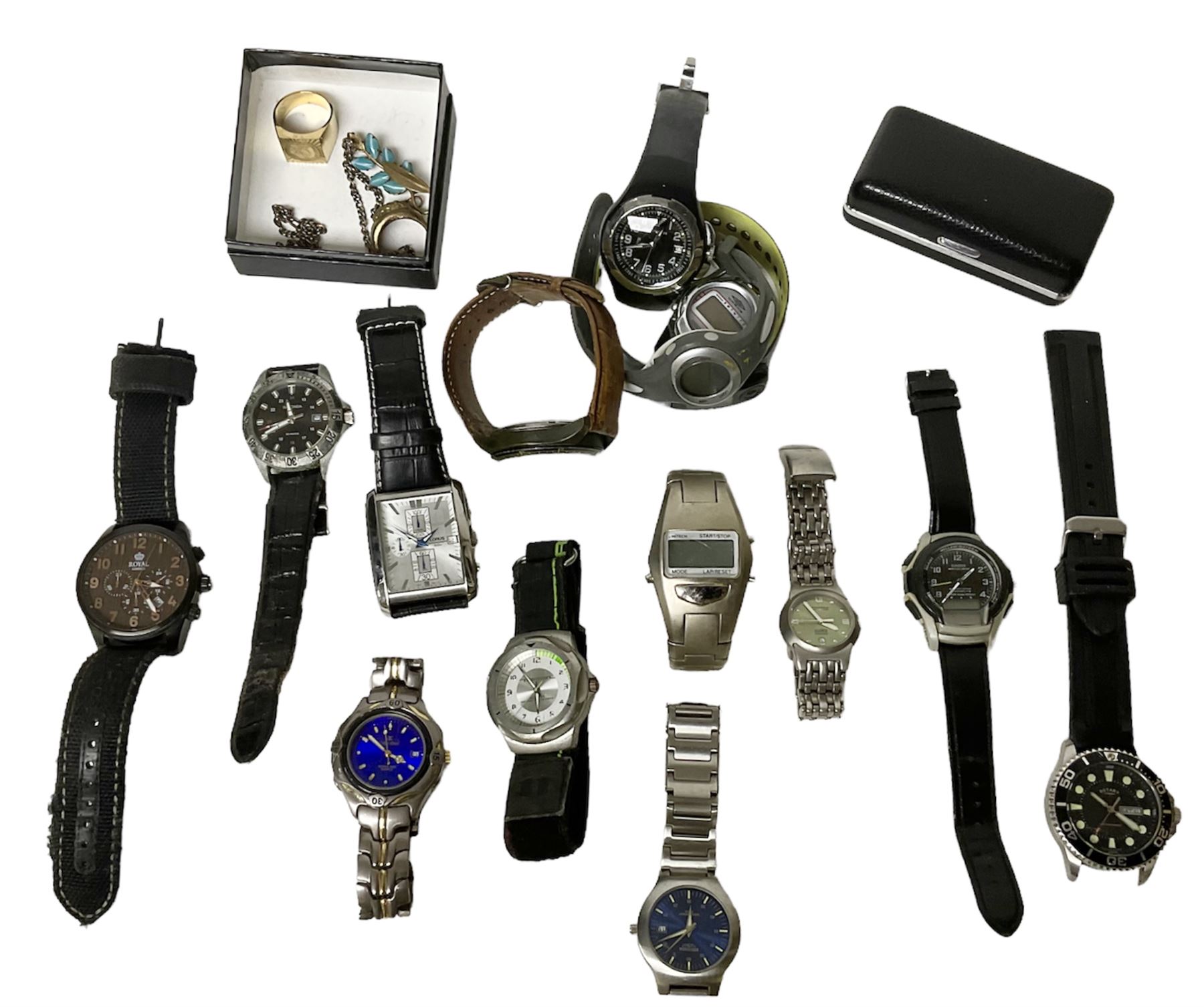 Collection of gentlemans wristwatches