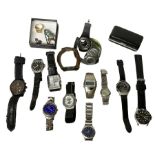 Collection of gentlemans wristwatches