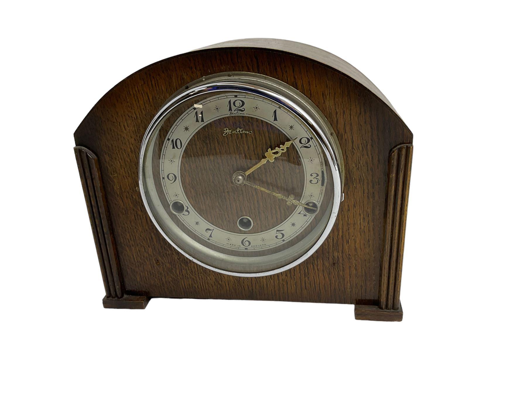 1950’s Westminster chiming clock and an American Edwardian shelf clock. - Image 2 of 3