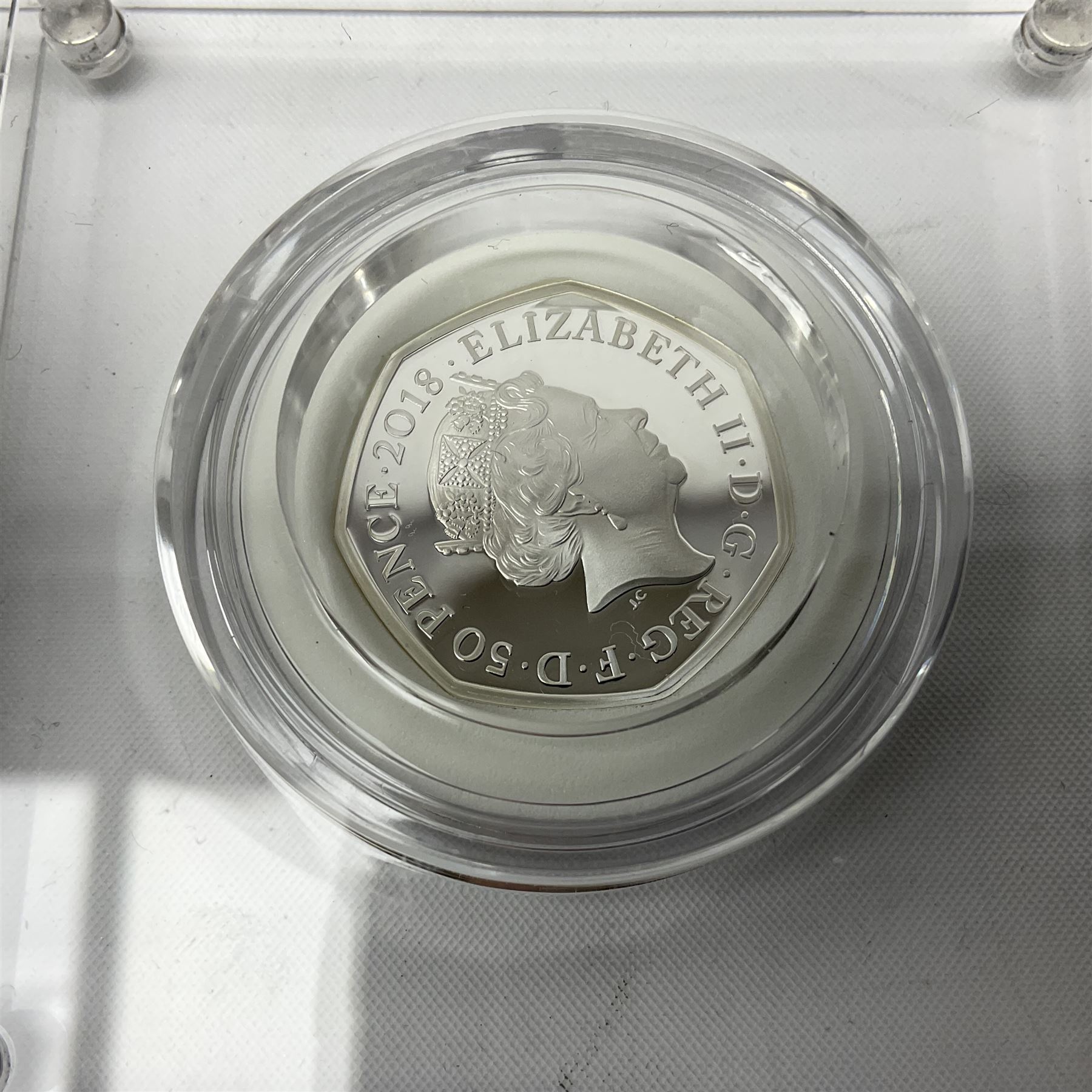 The Royal Mint United Kingdom 2018 'Mrs Tittlemouse' silver proof fifty pence coin - Image 3 of 4
