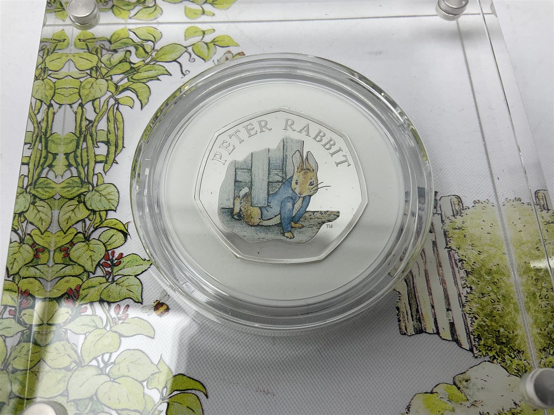 Two The Royal Mint United Kingdom 2020 'Peter Rabbit' silver proof fifty pence coins - Image 5 of 8