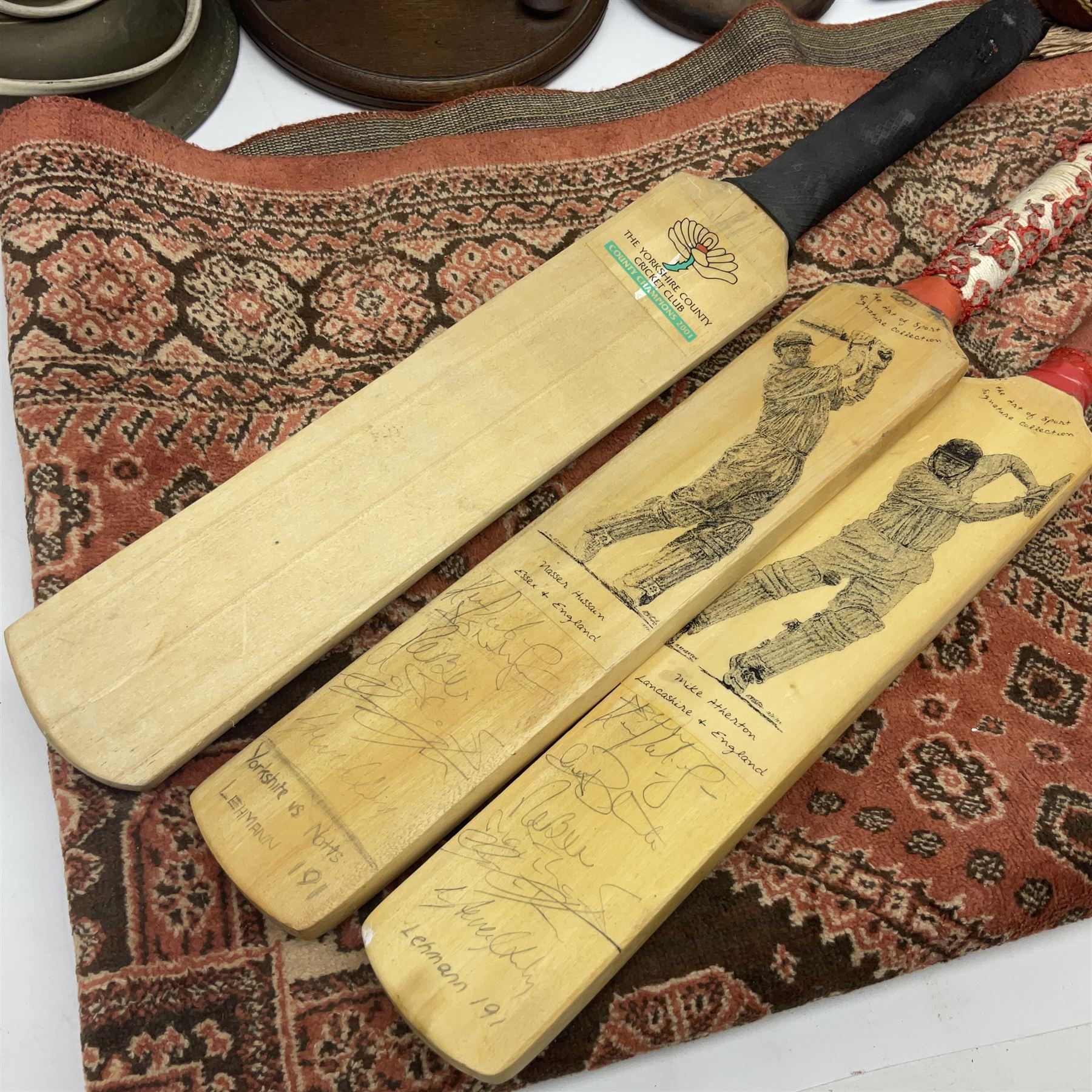 Two Art of Sport signature collection miniature cricket bats - Image 2 of 8