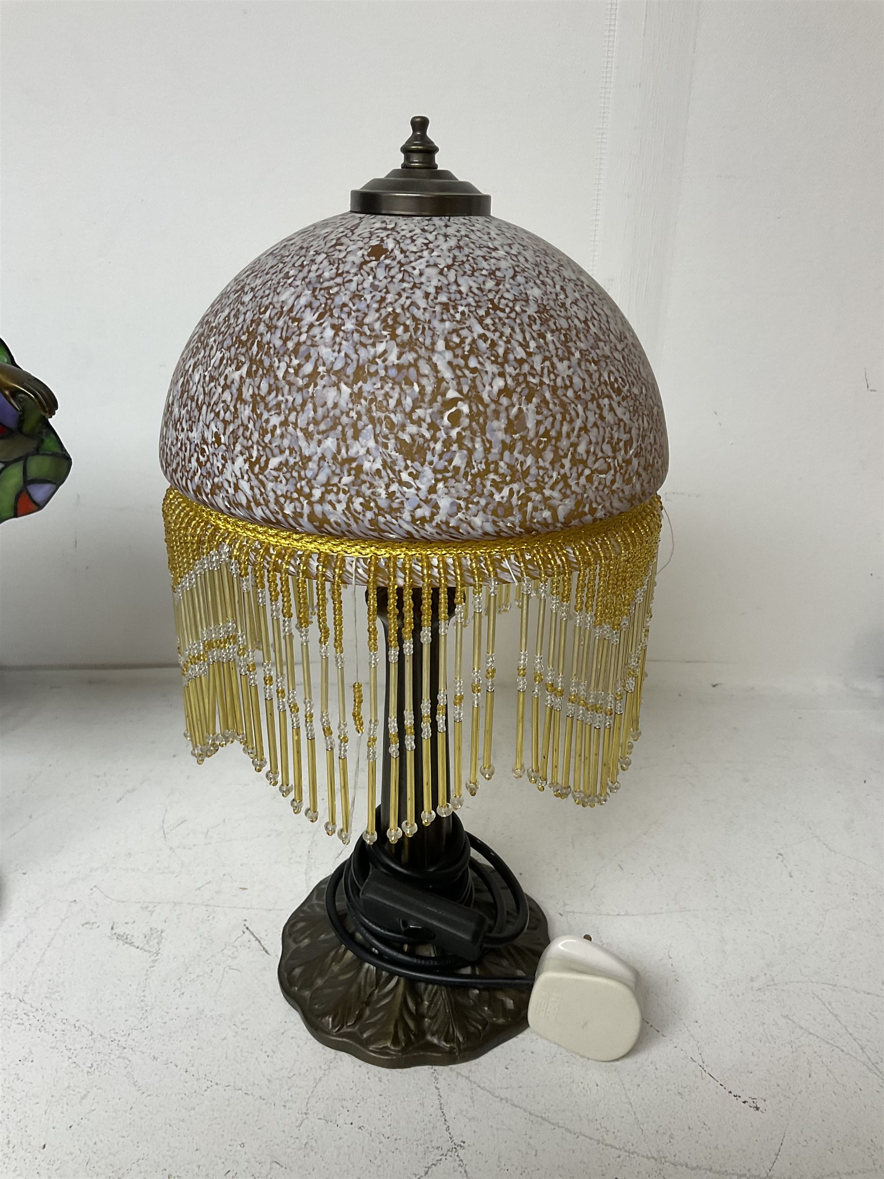 Art Deco Tiffany style table lamp - Image 3 of 3