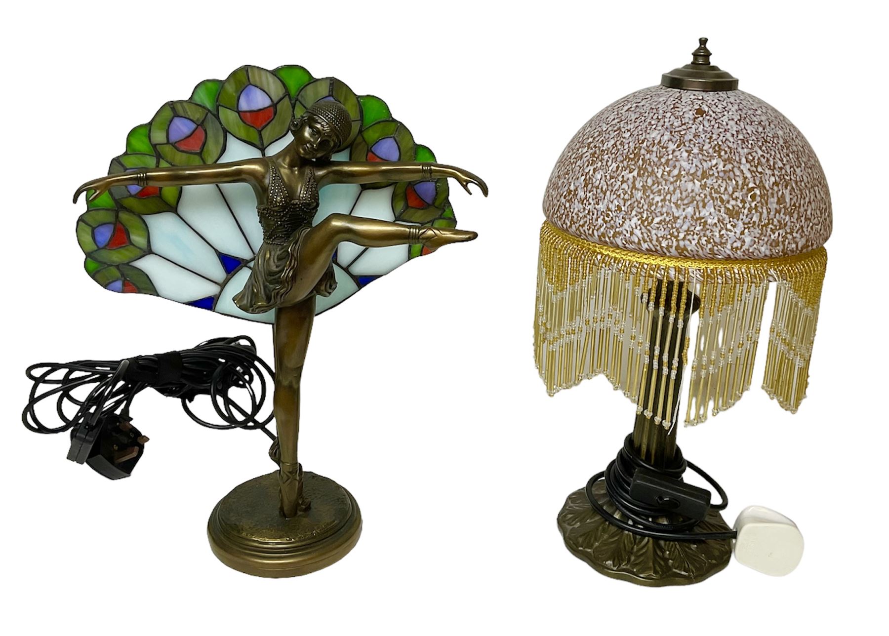 Art Deco Tiffany style table lamp