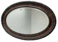 Early 20th century oval mirror