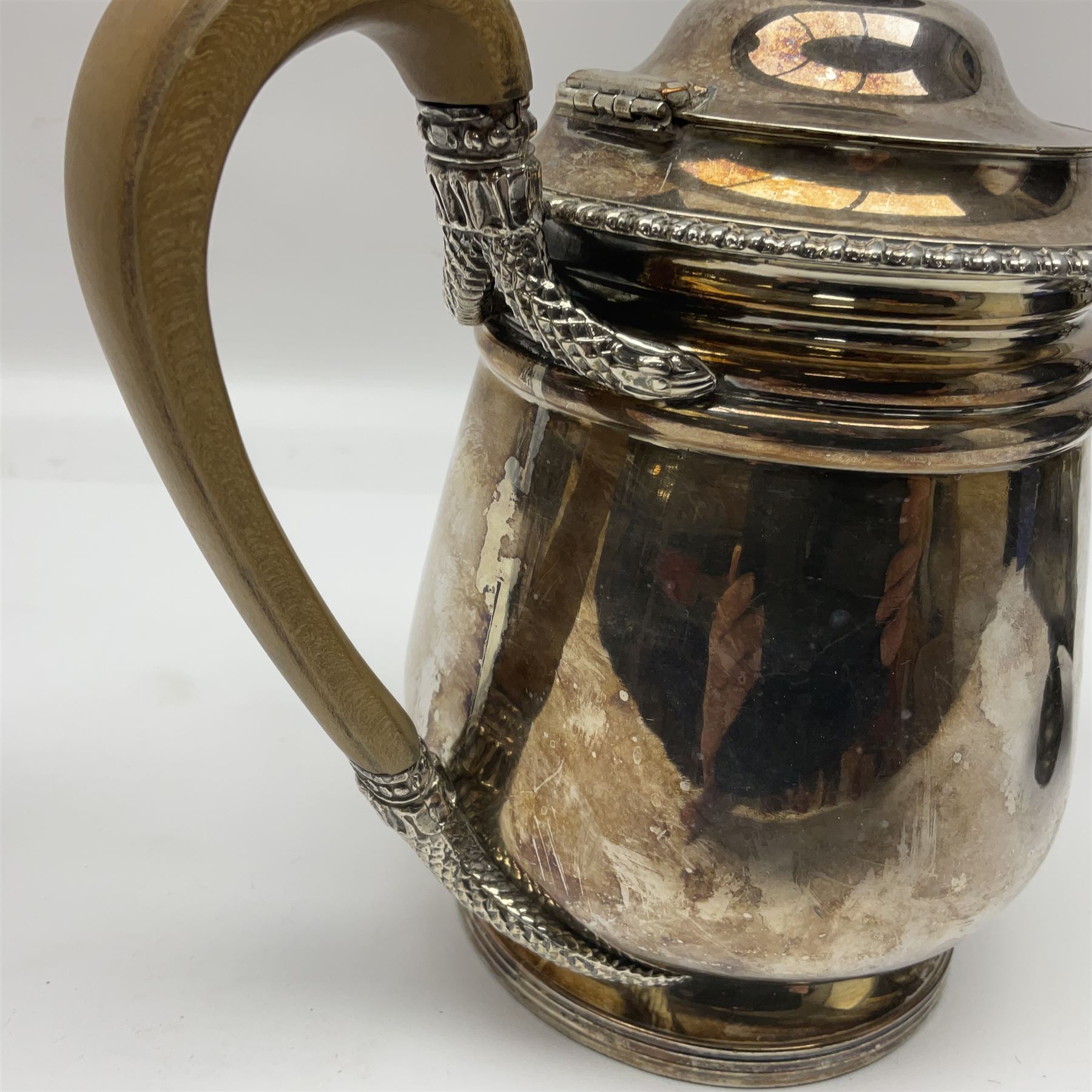 19th century silver plated coffee pot - Image 8 of 11