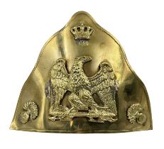 Reproduction helmet plate