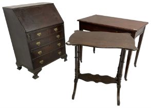 Edwardian mahogany side table