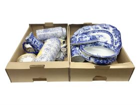 Blue and white ceramics