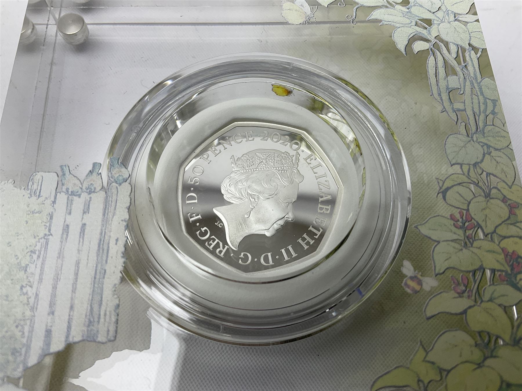 Two The Royal Mint United Kingdom 2020 'Peter Rabbit' silver proof fifty pence coins - Image 3 of 8