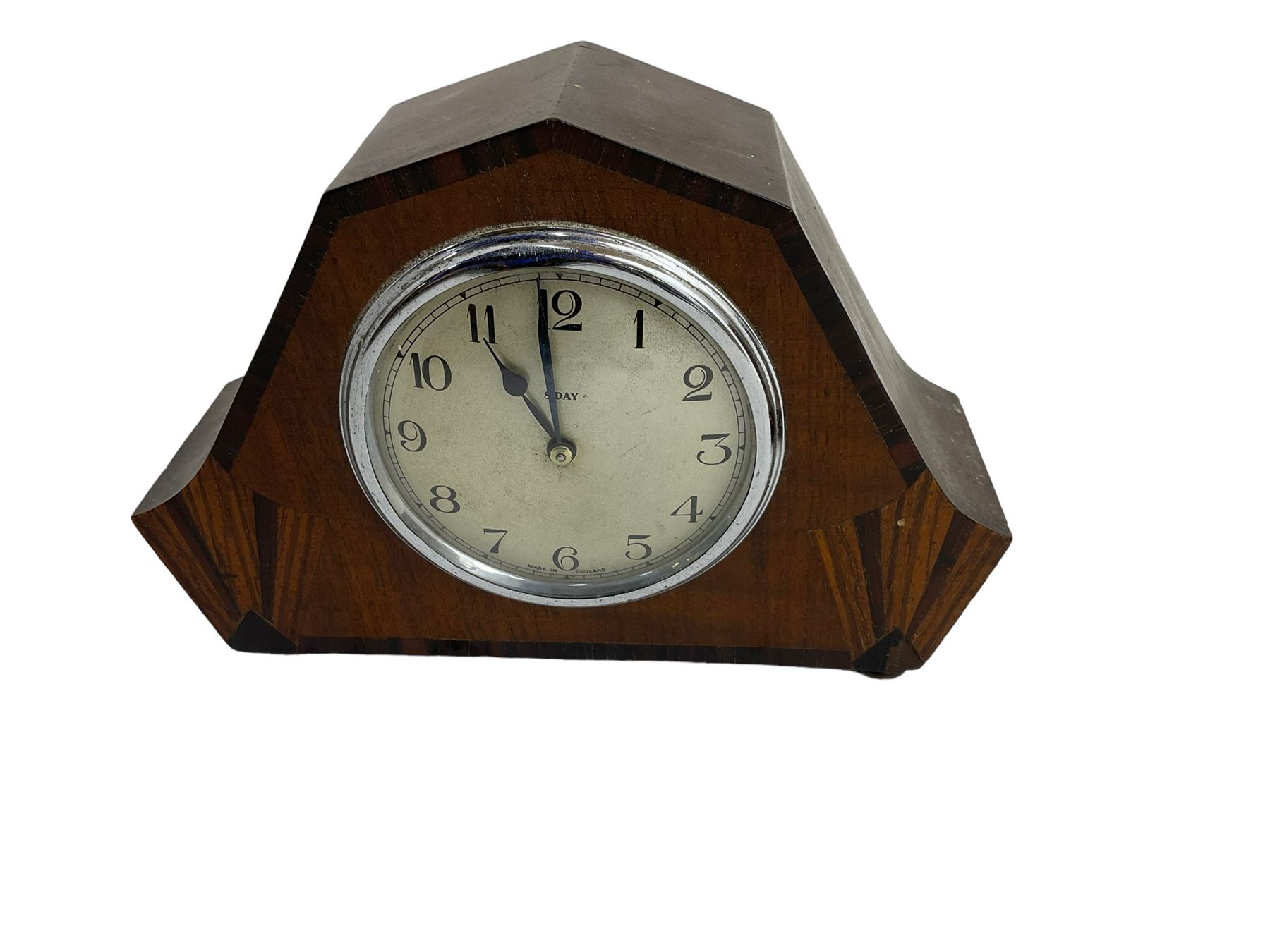 1950’s Westminster chiming clock and an eight day mantle clock - Image 2 of 3