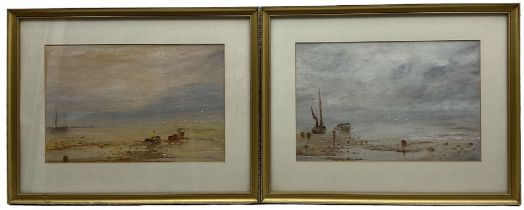 J A Bull (British early 20th century): 'Ryde' and 'Yarmouth' Isle of Wight