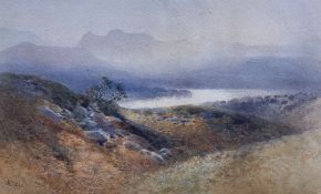 Arthur Tucker (British 1864-1929): Lake District View