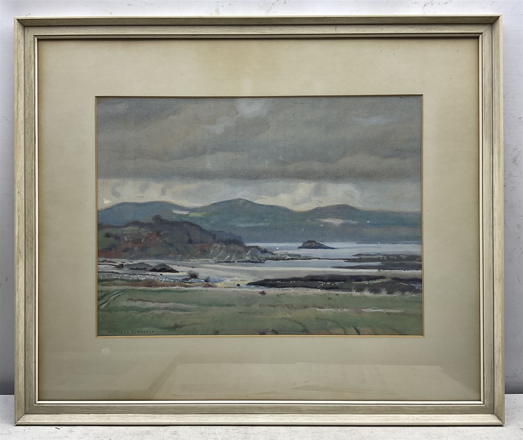 William Miles Johnston (British 1893-1974): 'Mossyard Coast - Dumfreys and Galloway near Gatehouse o - Image 2 of 3