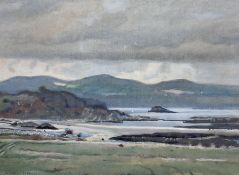 William Miles Johnston (British 1893-1974): 'Mossyard Coast - Dumfreys and Galloway near Gatehouse o