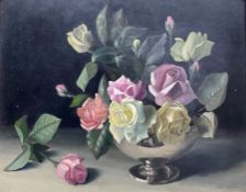 Jack Heyworth (20th century): Still Life of Roses