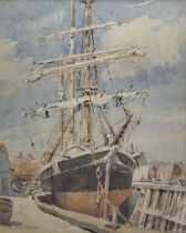 Rowland Fisher (British 1896-1976): 'Sigyn in Dock'