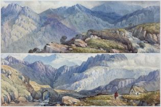 Scottish School (19th/20th Century): Mountainous Highland Landscape
