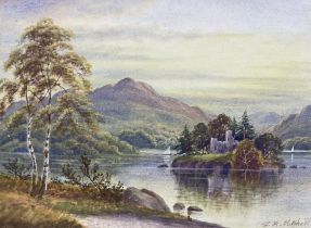 Attrib. William Frederick Mitchell (British 1845-1914): Loch Lomond