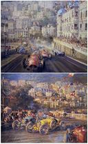 Alfredo De La Maria (Uruguayan 1945-): 'Monaco Grand Prix 1929' and 'Monaco Magic'