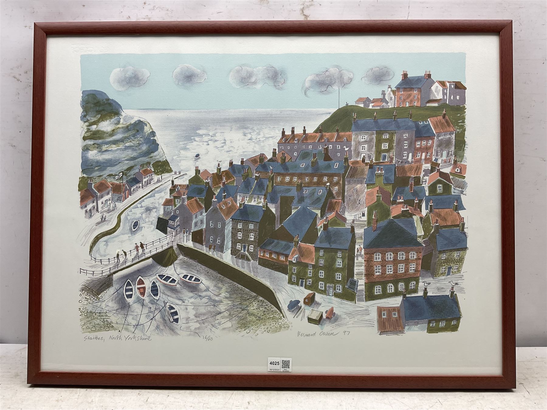 Bernard Cheese (British 1925-2013): 'Staithes - North Yorkshire' - Image 2 of 4