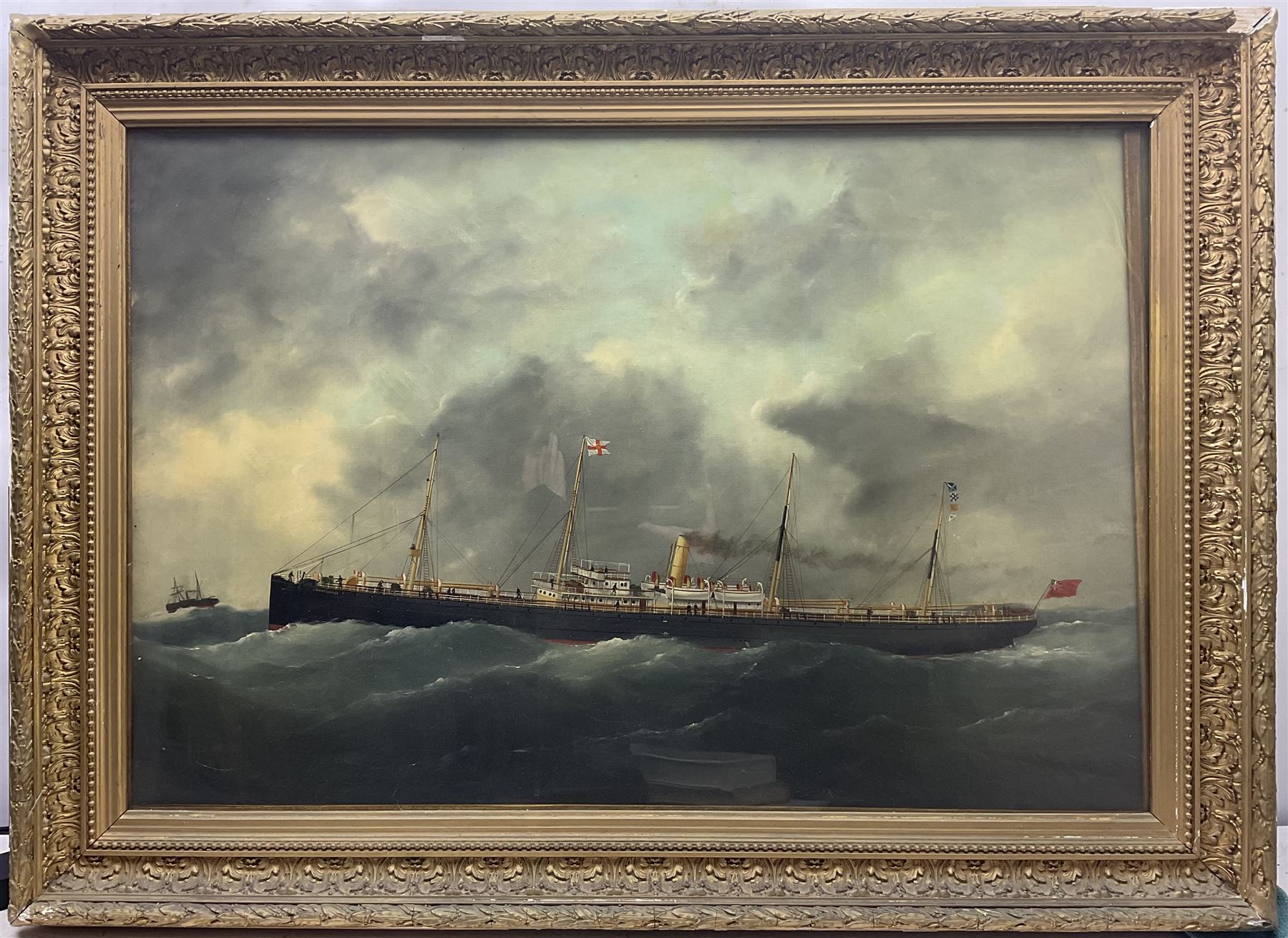 English School (Early 20th Century): Ships Portrait of 'Montezuma' - Image 2 of 3