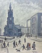 C A Bell Knight (British 20th Century) after Laurence Stephen Lowry (British 1887-1976): 'A Street S