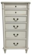 Laura Ashley - 'Clifton' ivory finish chest