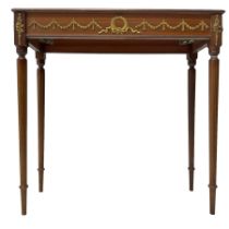 Early 20th century mahogany side table