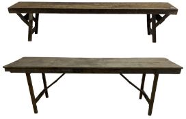 20th century pine folding table