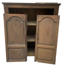 18th century oak cupboard