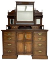 Edwardian mahogany dressing chest