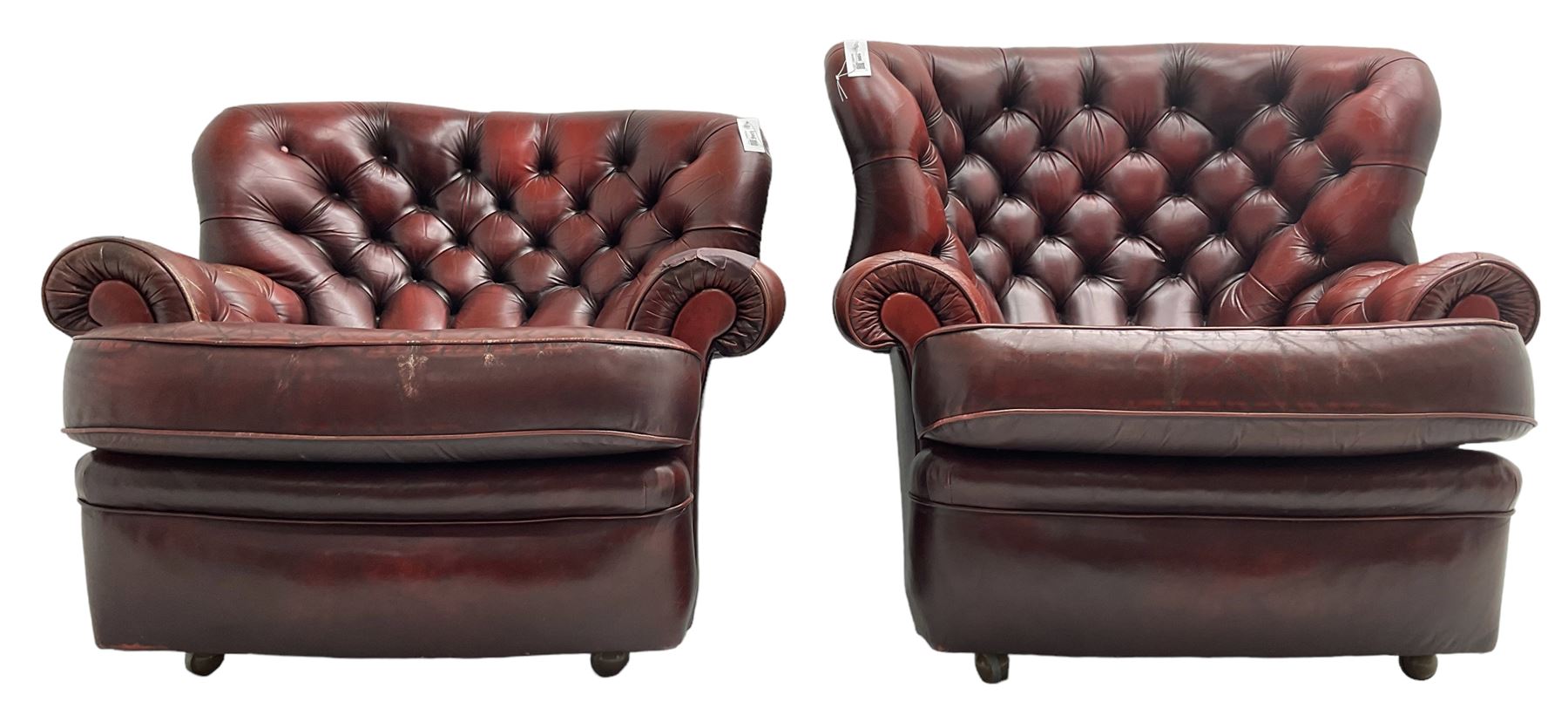 Wade - pair of Georgian design armchairs - Image 8 of 14