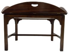 Mahogany butler's tray top coffee table