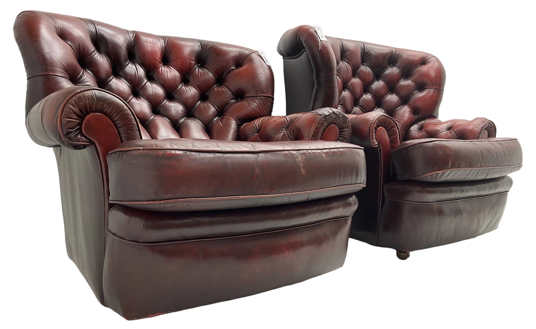 Wade - pair of Georgian design armchairs - Image 5 of 14