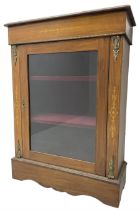 Victorian walnut pier cabinet
