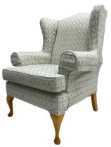 Multi-York - hardwood framed wingback armchair