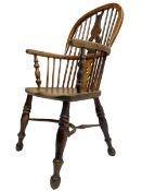 19th century elm and beech Windsor chair