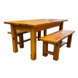 Pine dining table