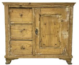 19th century pine cupboard