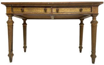 19th century walnut side table