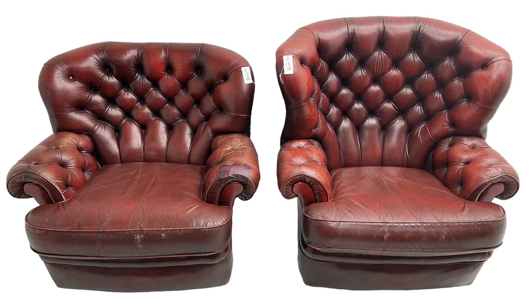 Wade - pair of Georgian design armchairs - Image 3 of 14