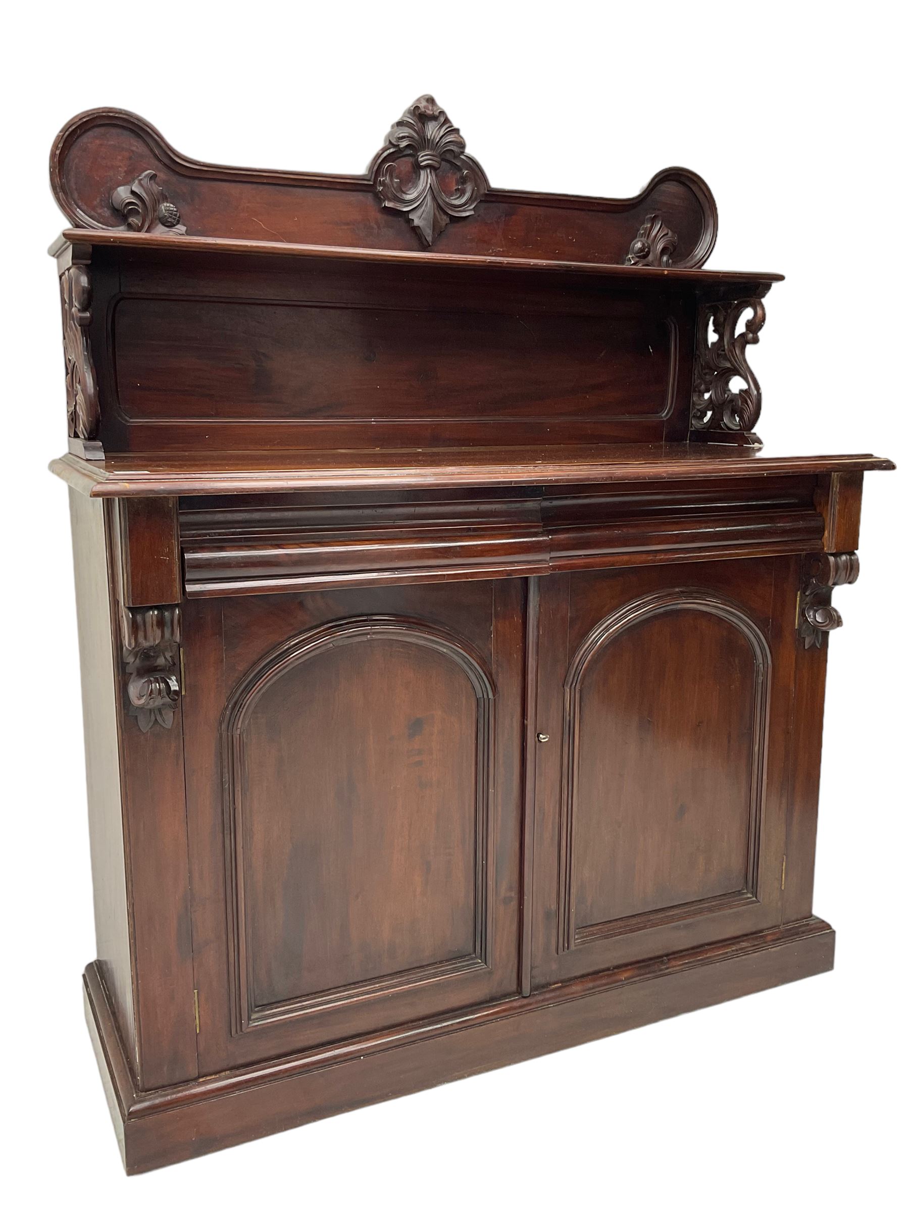 Victorian mahogany chiffonier - Image 4 of 7