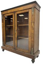 Victorian walnut pier cabinet