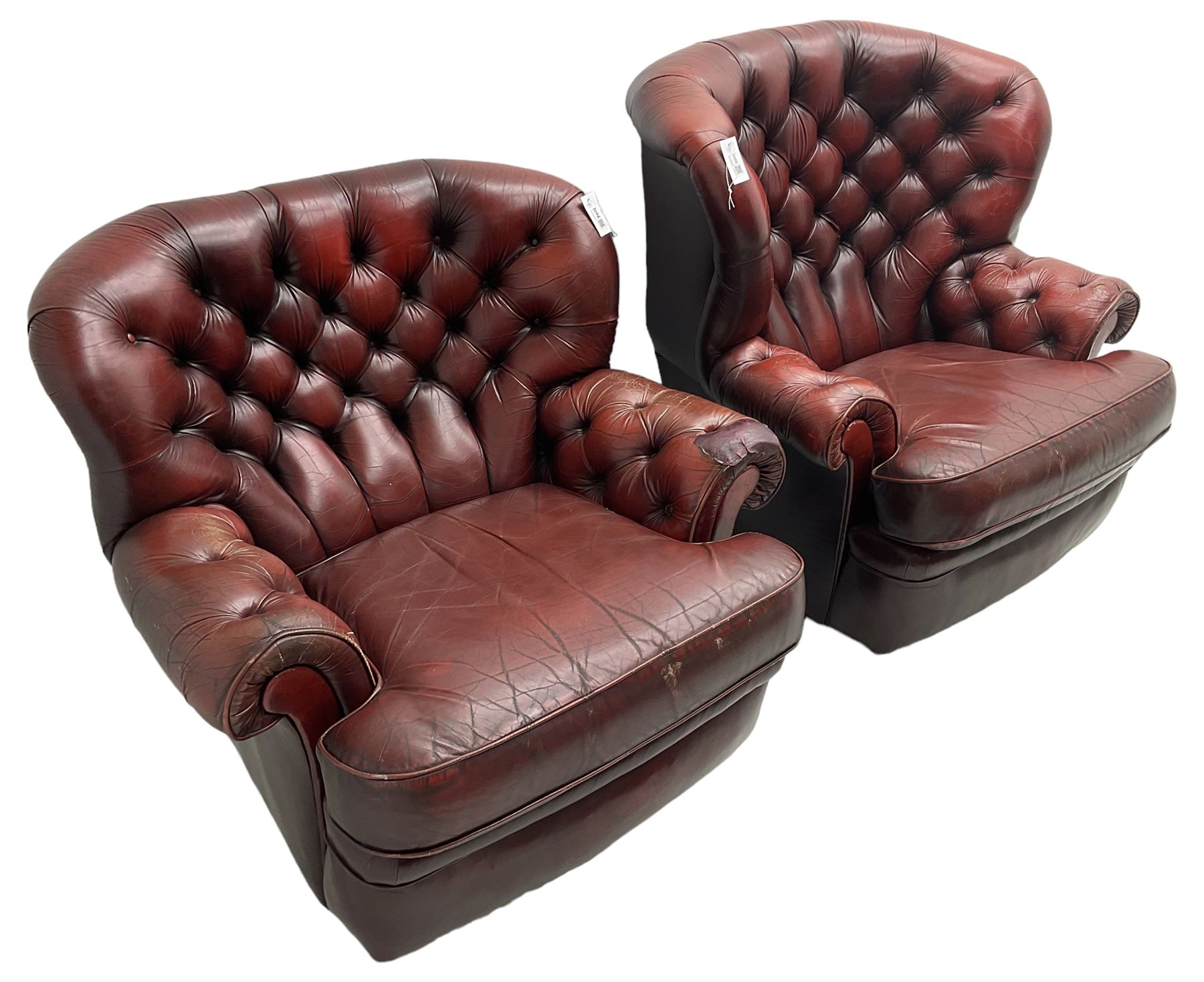 Wade - pair of Georgian design armchairs - Image 4 of 14