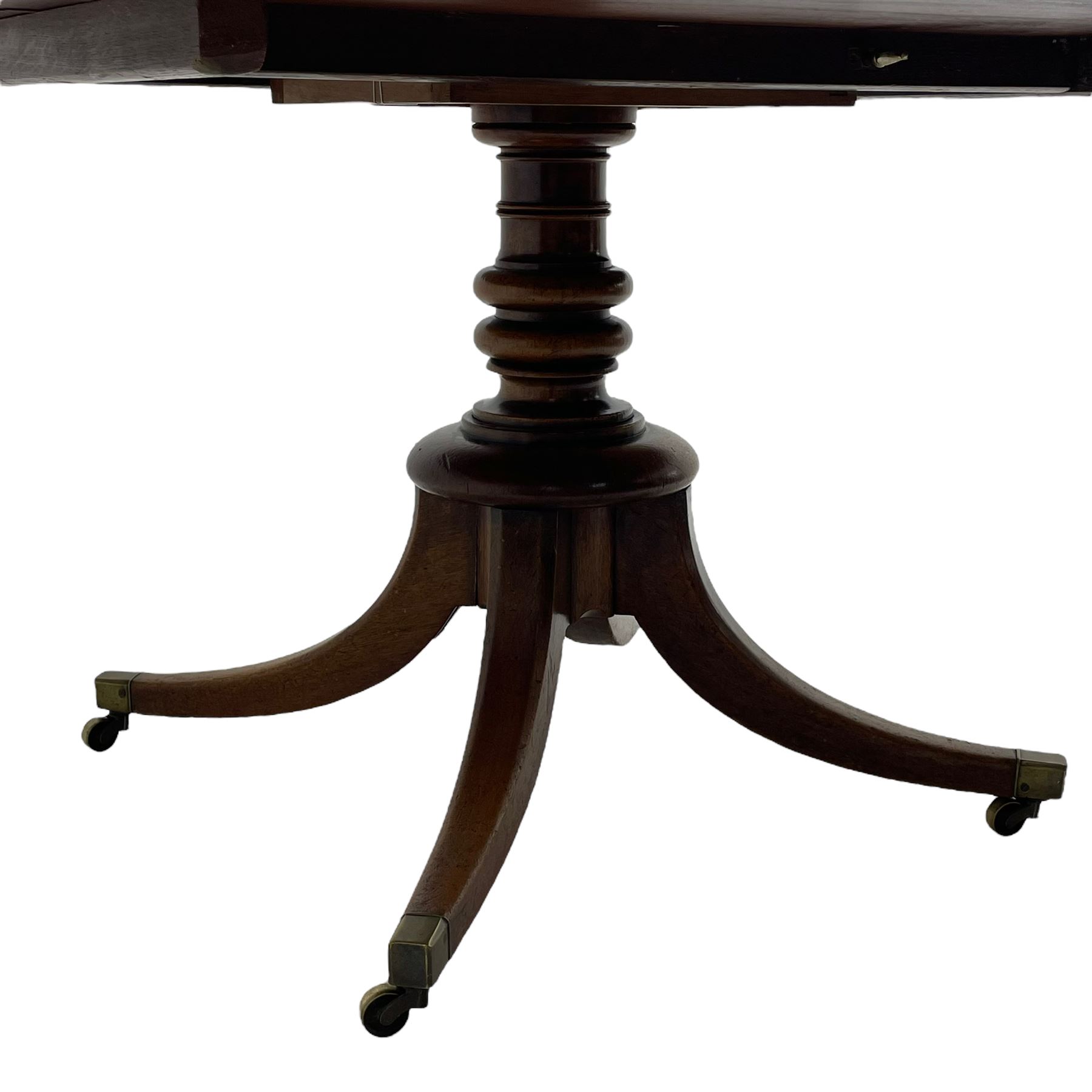 George III mahogany breakfast table - Image 4 of 6