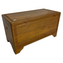Mid-to-late 20th century Singapore camphor wood blanket chest