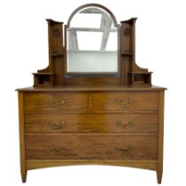 Edwardian mahogany dressing chest