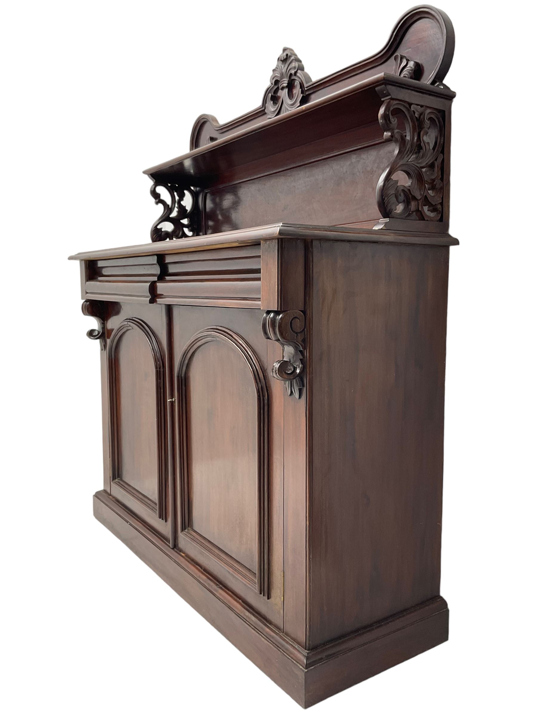 Victorian mahogany chiffonier - Image 6 of 7