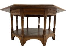 Edwardian walnut occasional table